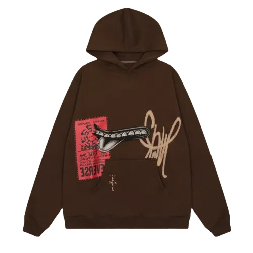 Travis Scott Cactus Jack Brown Hoodie Travis Scott Cactus Jack Brown Hoodie