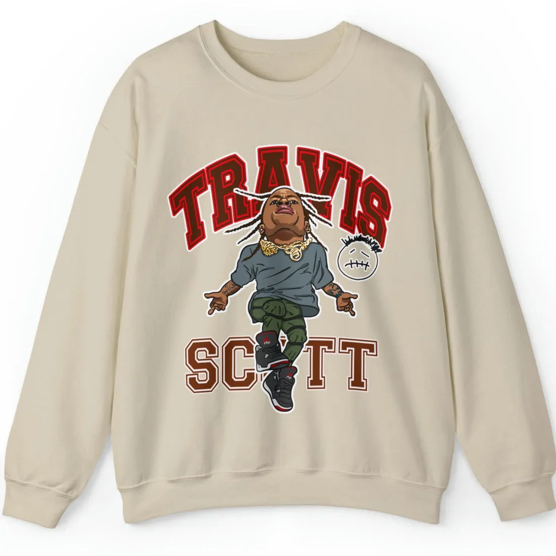 Travis Scott Sweatshirt Cream Rage Travis Scott Sweatshirt Cream Rage